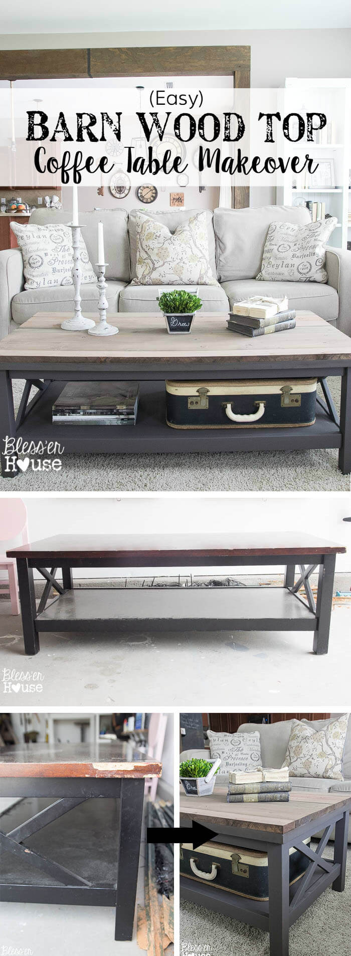 25 Best Diy Farmhouse Coffee Table Ideas And Designs For 2020