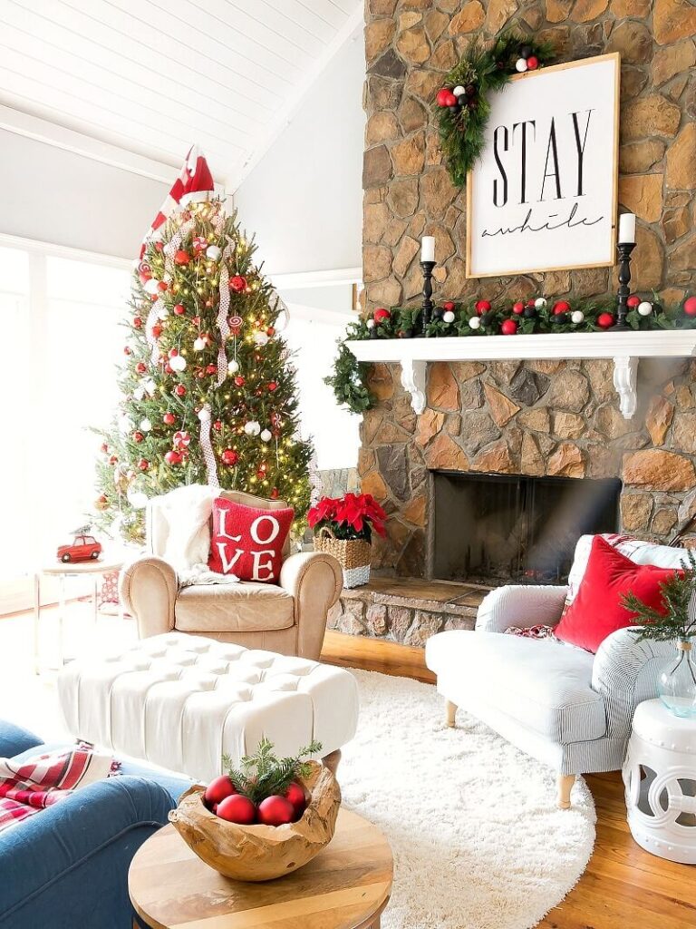 32 Christmas Living Room Decor Ideas from Modern to Rustic