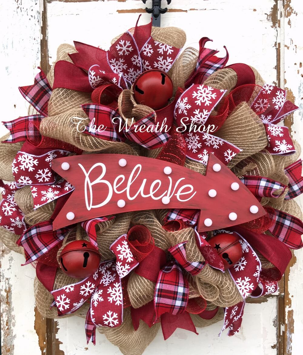 Diy Christmas Ribbon Wreath