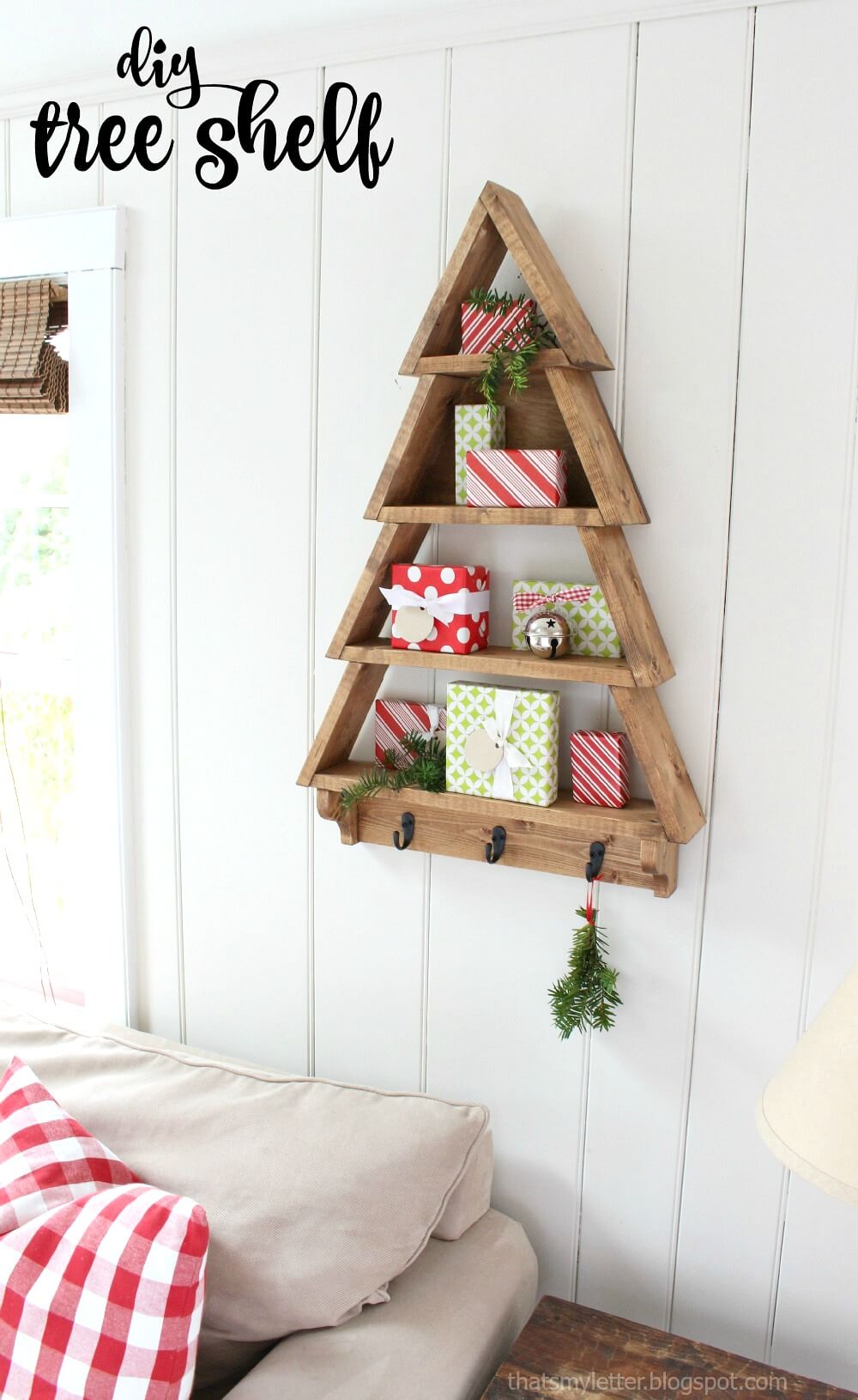Nifty Christmas Tree Storage Idea