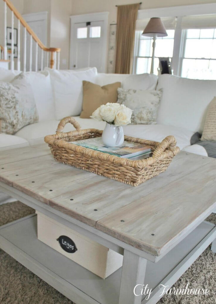 25 Best DIY Farmhouse Coffee Table Ideas and Designs for 2024