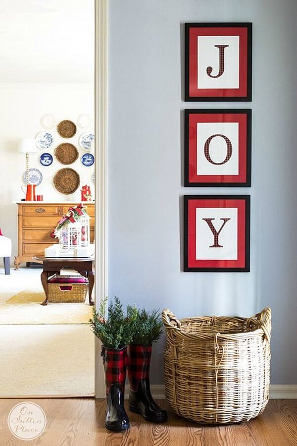 Creative and Merry Joy Wall Hanging