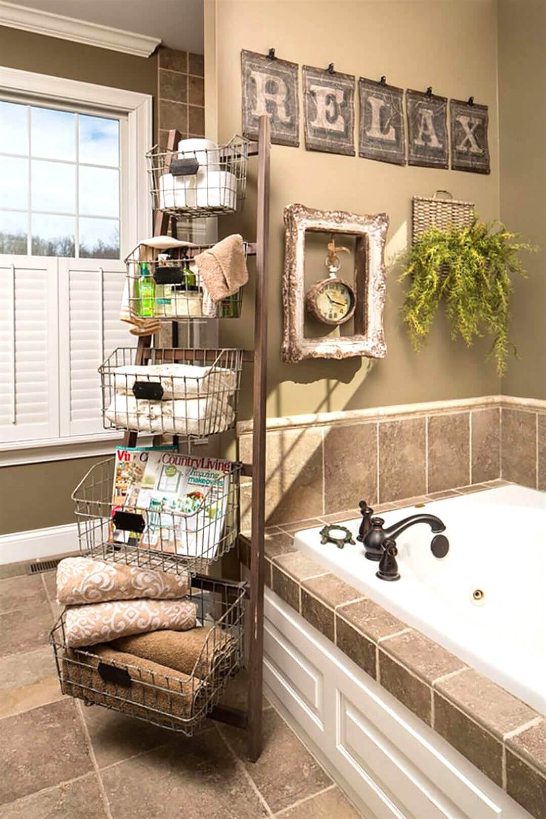 36 Best Repurposed Old Ladder Ideas And Designs For 2020