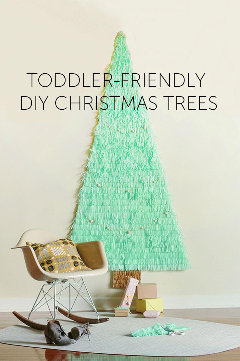 Toddler-friendly DIY Christmas Tree