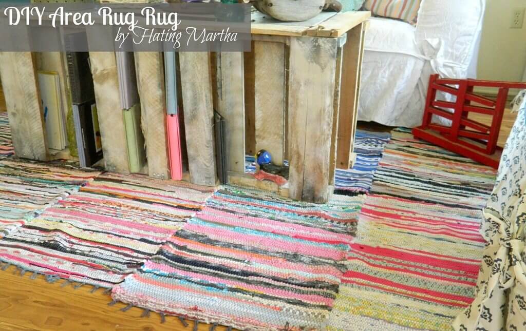 Colorful DIY Area Rug