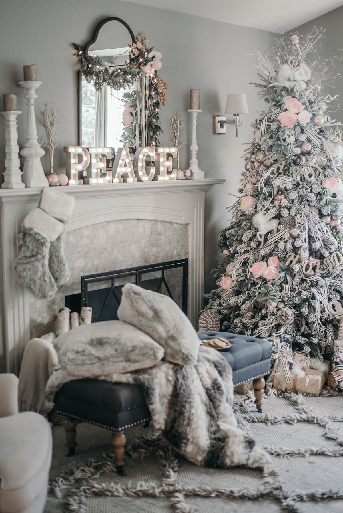 32 Best Christmas Living  Room  Decor  Ideas  and Designs for 2019 