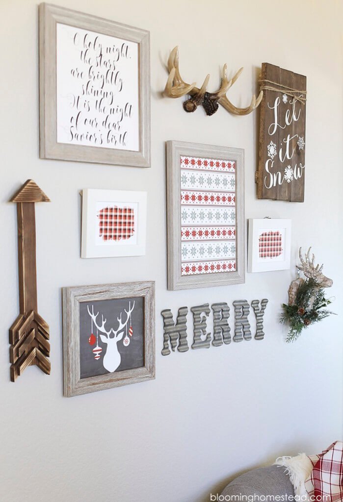 large christmas wall decor