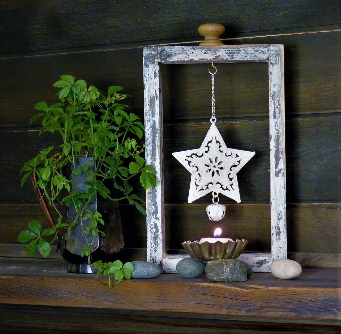 Tart Tin Tea Light and Fretwork Star