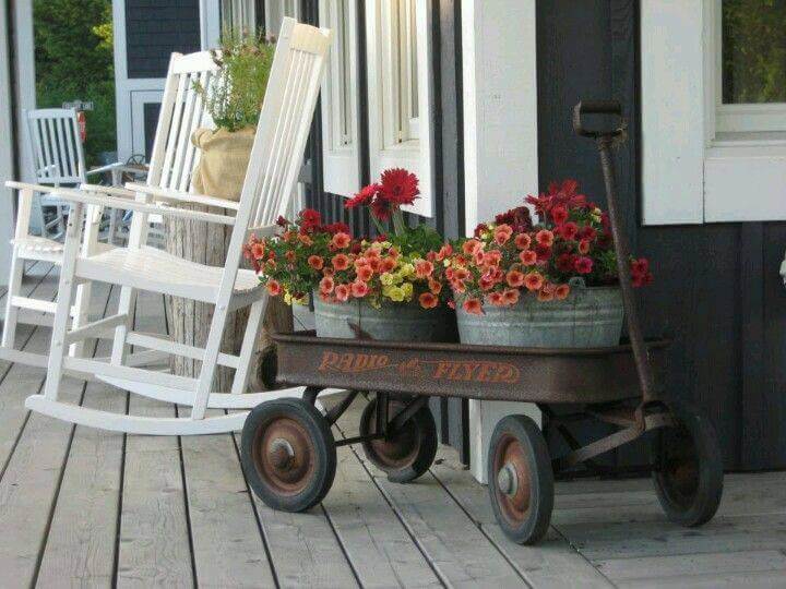 A Wagon Full of Flowers