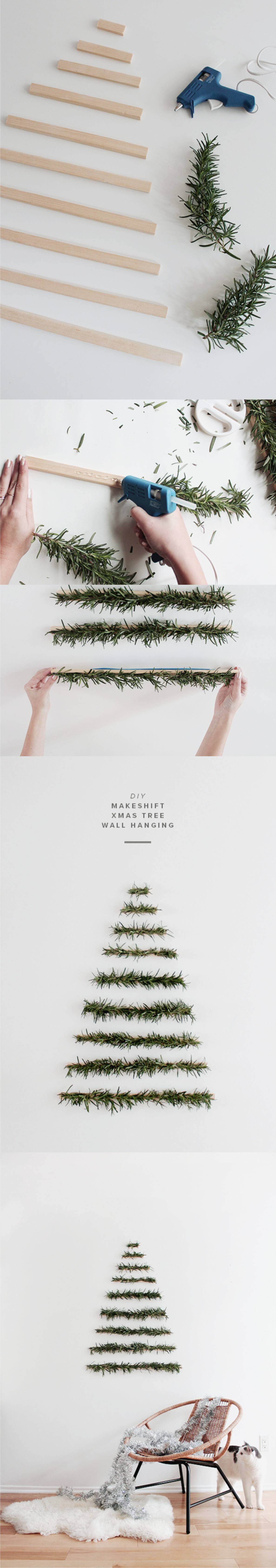 homemade christmas wall decor ideas