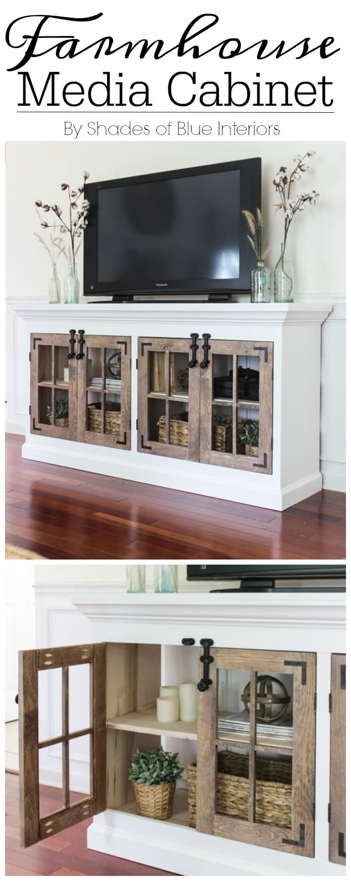 How to Work TVs into Farmhouse Décor