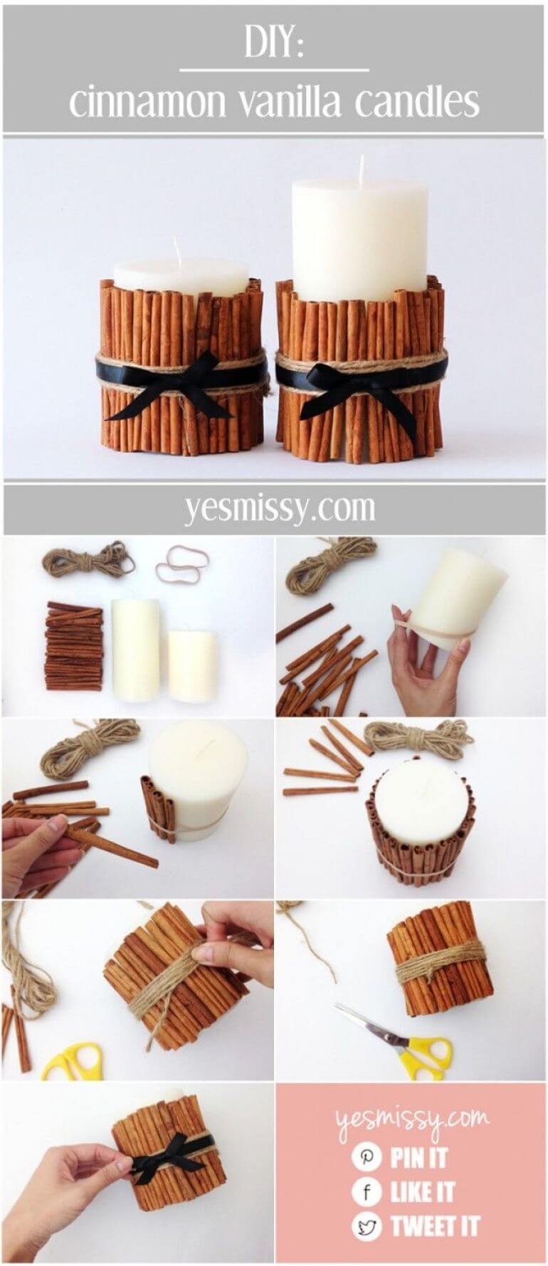 Cinnamon Sticks Spice Up Candles