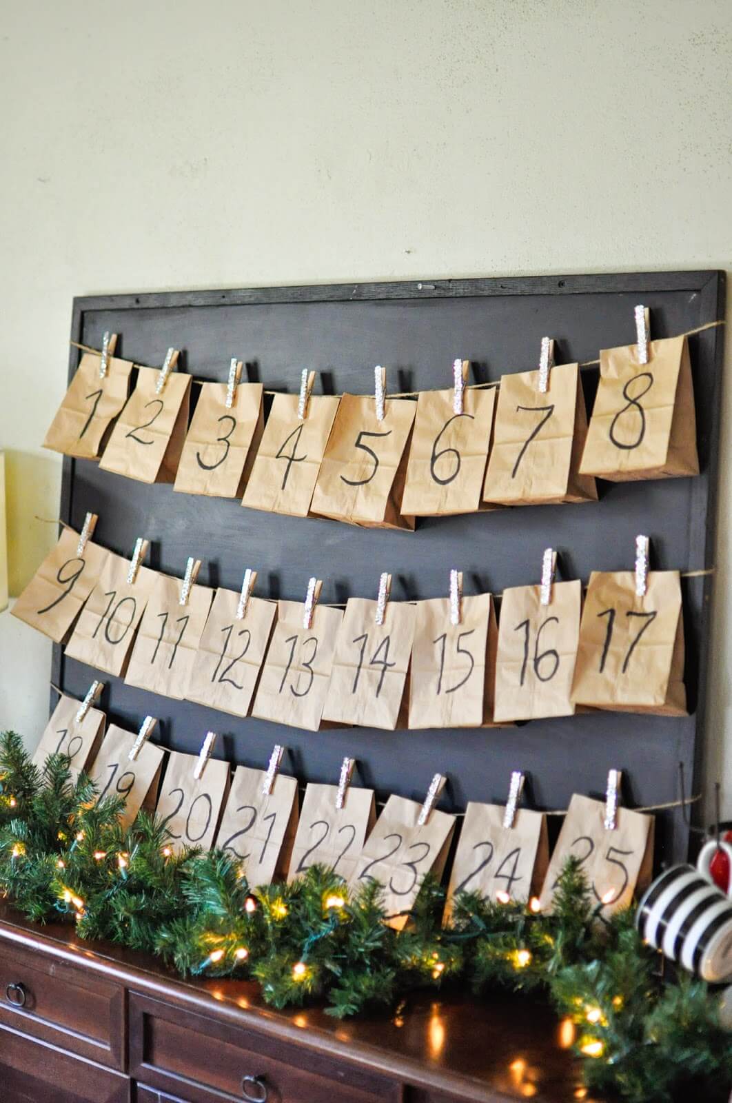 DIY Dollar Store Christmas Decor Crafts with Calendars