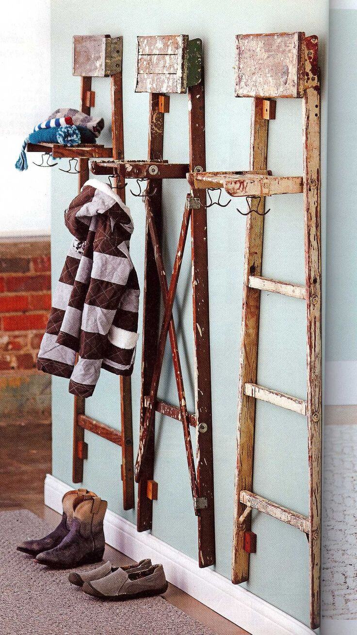 36 Best Repurposed Old Ladder Ideas and Designs for 2020