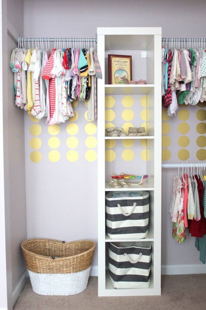 Tall and Rectangular Shelving Structure for Closet