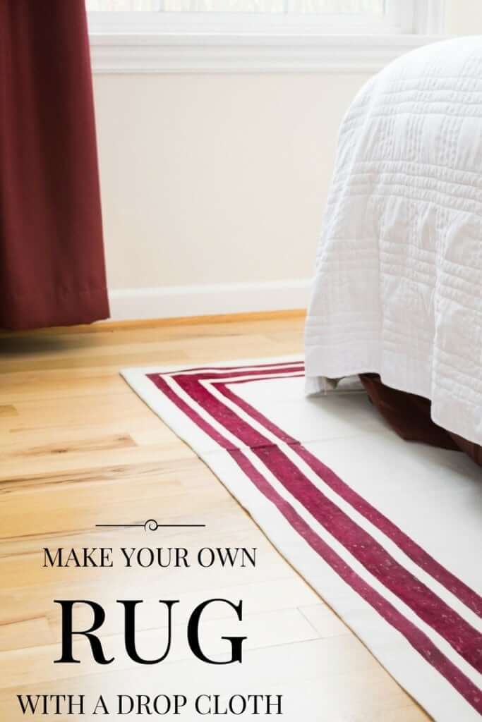 Drop Cloth Makeover for Messy Homes