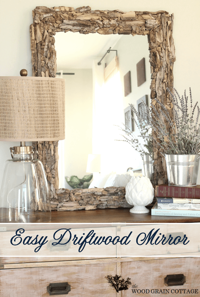 One of a Kind Driftwood Mirror