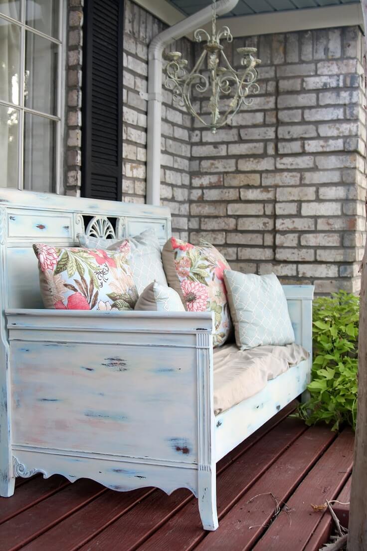 Pretty Patterned Outdoor Staging Area
