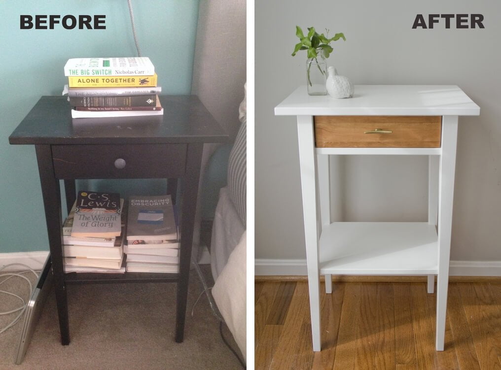 Easy and Fancy Nightstand Makeover