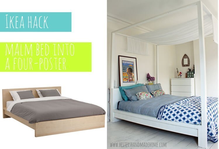 Elegant Four-Poster Bed Makeover