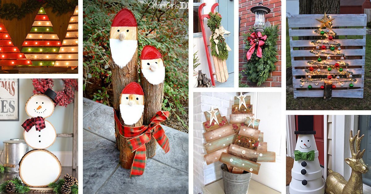 35 Best Christmas Diy Outdoor Decor Ideas And Designs For 2020