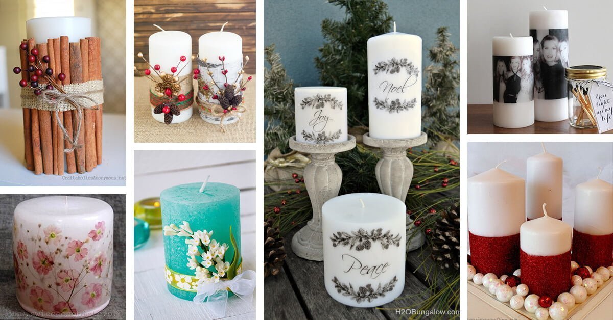32 Best Decorated Candle Ideas And Designs For 2021 - Diy Candle Decoration Ideas