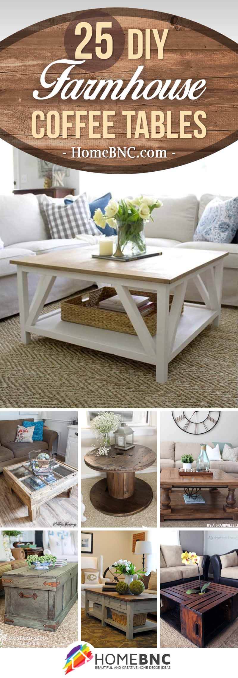 30 Easy Diy Farmhouse Coffee Table Projects With Free Plans Joyful Derivatives