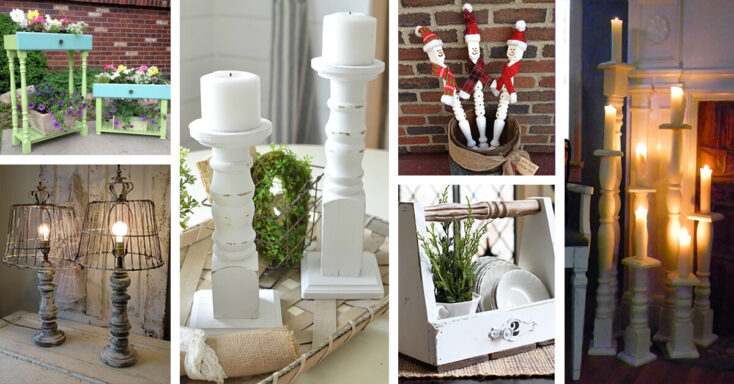 Featured image for 36 Creative Reused Spindle Ideas that are Cheap and Stylish