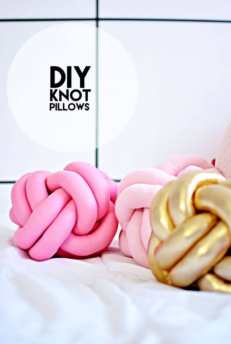 Fun DIY Knot Pillow Ideas