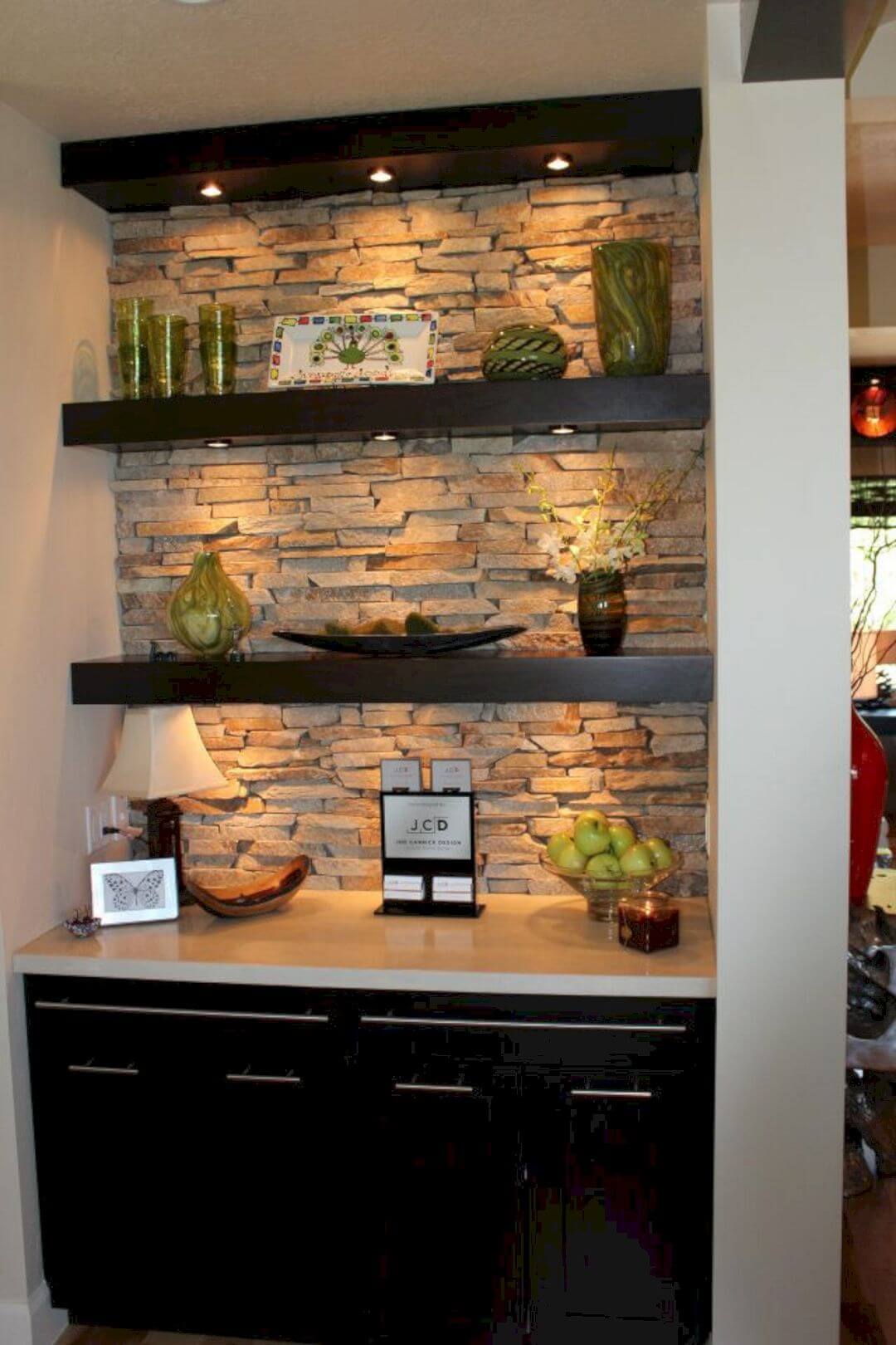 Interior Stone Wall Ideas for Nooks