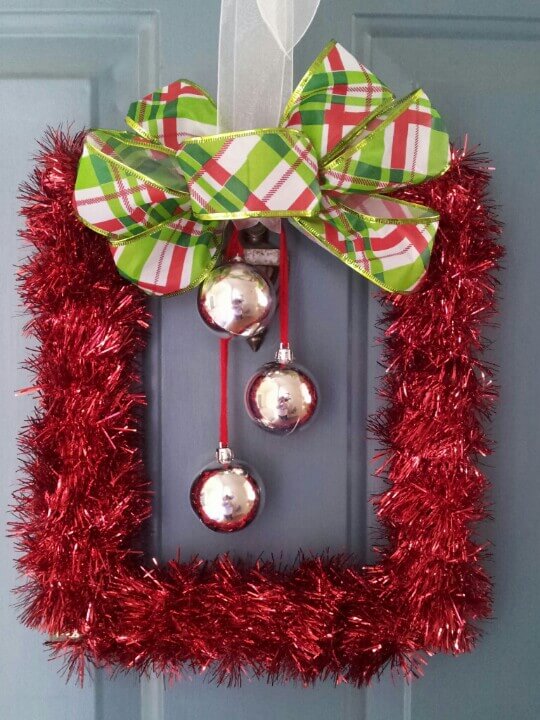 Tinsel Decorating Ideas for Doors