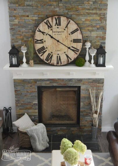 28 Best Farmhouse Mantel Decor Ideas And Designs For 2025 09 Farmhouse Mantel Decor Ideas Homebnc 406x569