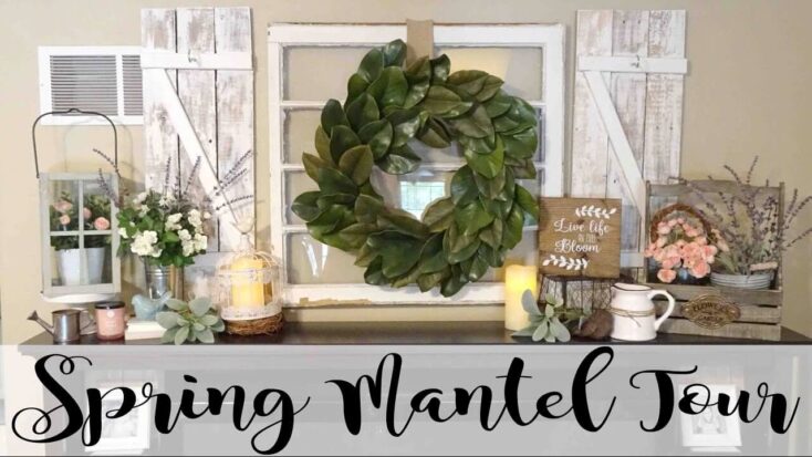 28 Best Farmhouse Mantel Decor Ideas And Designs For 2025 10 Farmhouse Mantel Decor Ideas Homebnc 734x413