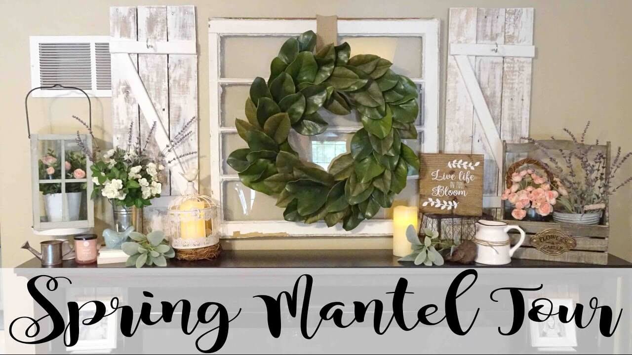 Magnolia Leaf Wreath and Succulent Arrangements