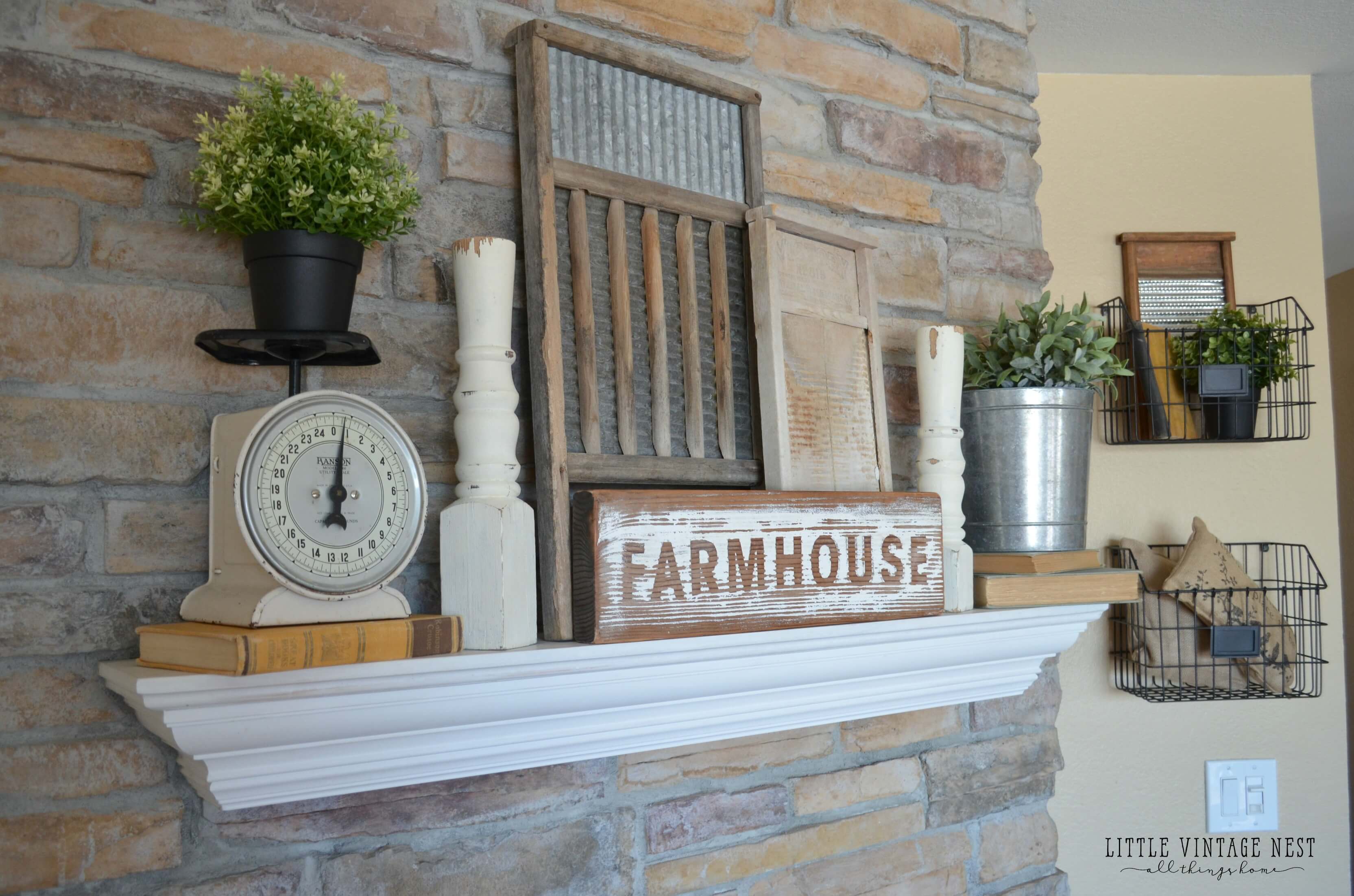 28 Best Farmhouse Mantel Decor Ideas and Designs for 2021