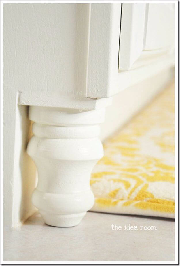 Go Full Farmhouse with Cabinet Baluster Accents