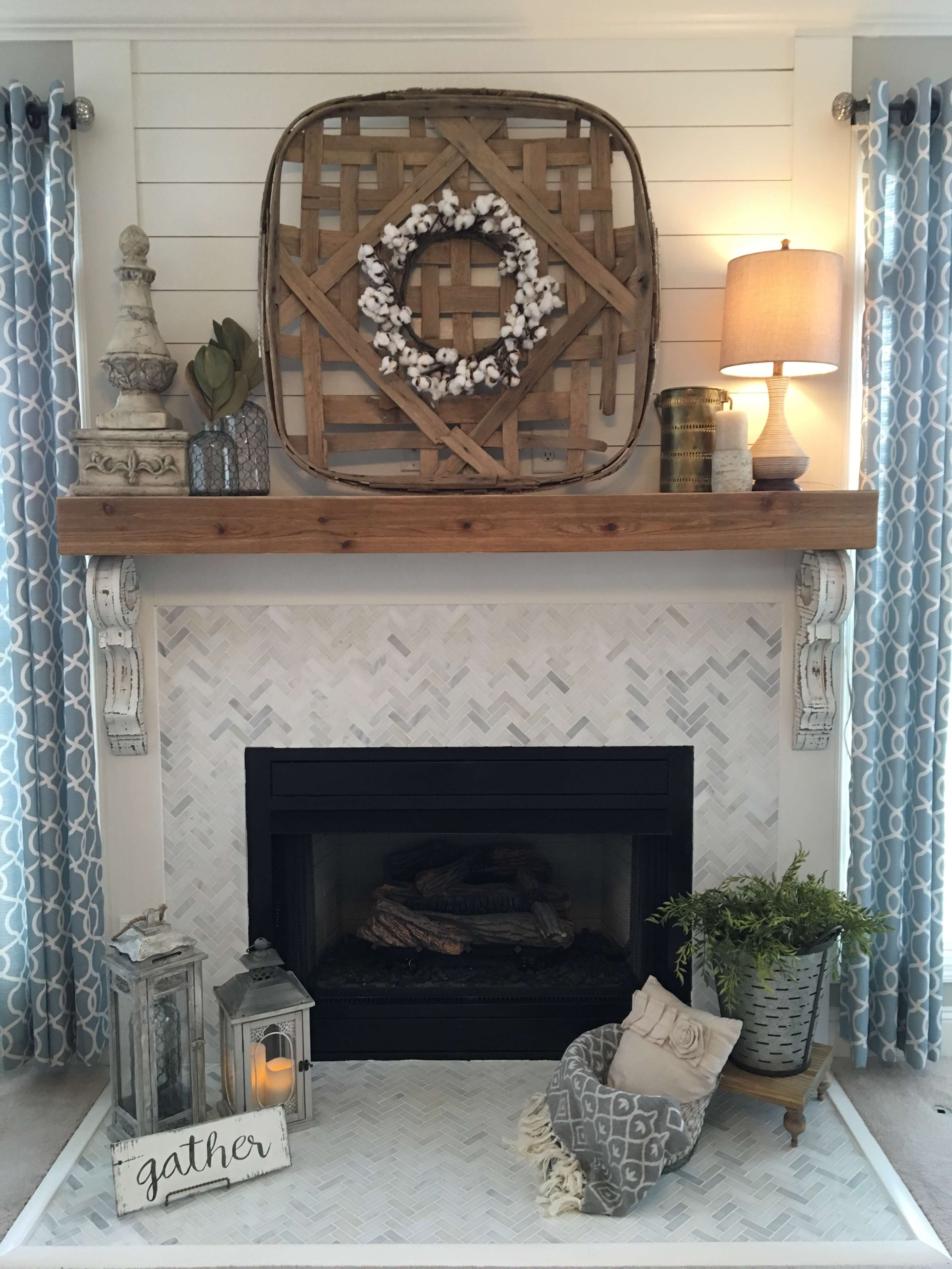 28 Best Farmhouse Mantel Decor Ideas And Designs For 2020