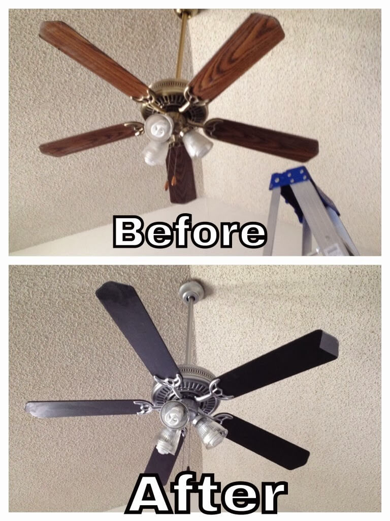 Small Budget Ceiling Fan Facelift
