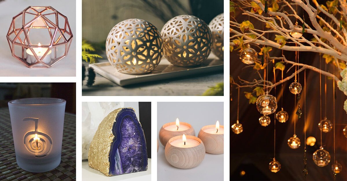 Tea Light Holder Decoration Ideas Snaidero Kube Kitchen Wood 