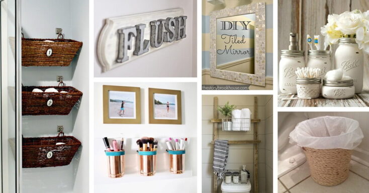 Featured image for 26 Cheap and Easy DIY Bathroom Ideas Anyone Can Do