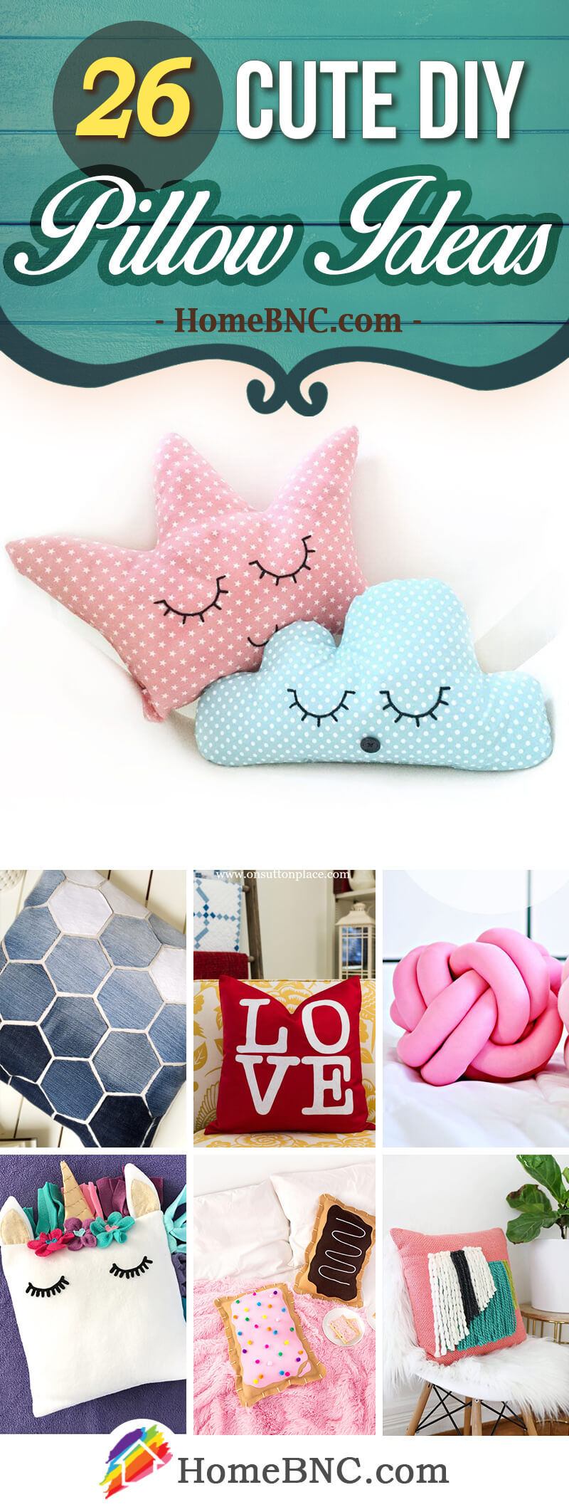 26 Best DIY Pillow Ideas and Designs for 2023