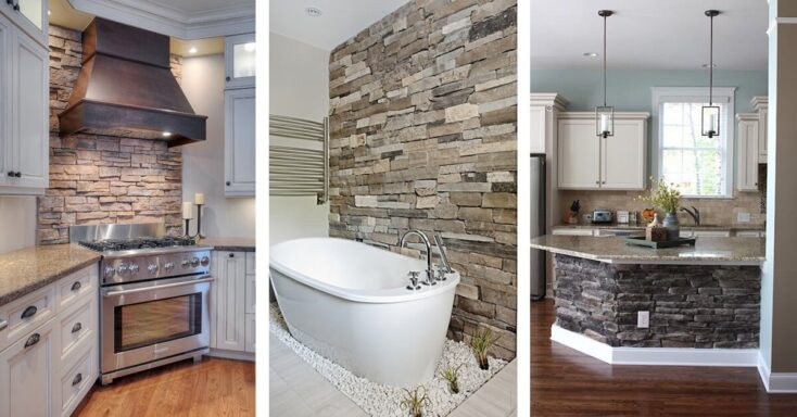 Featured image for 33 Elegant Interior Stone Wall Ideas for a Serious Design Upgrade