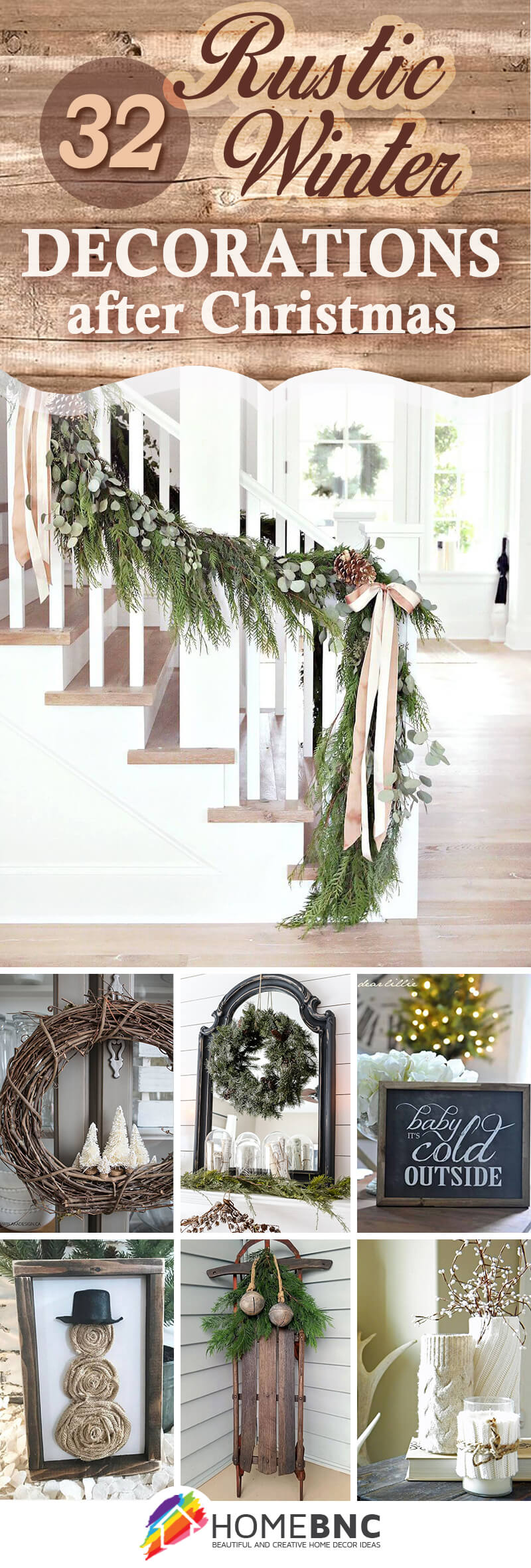 Rustic Winter Decor Ideas after Christmas