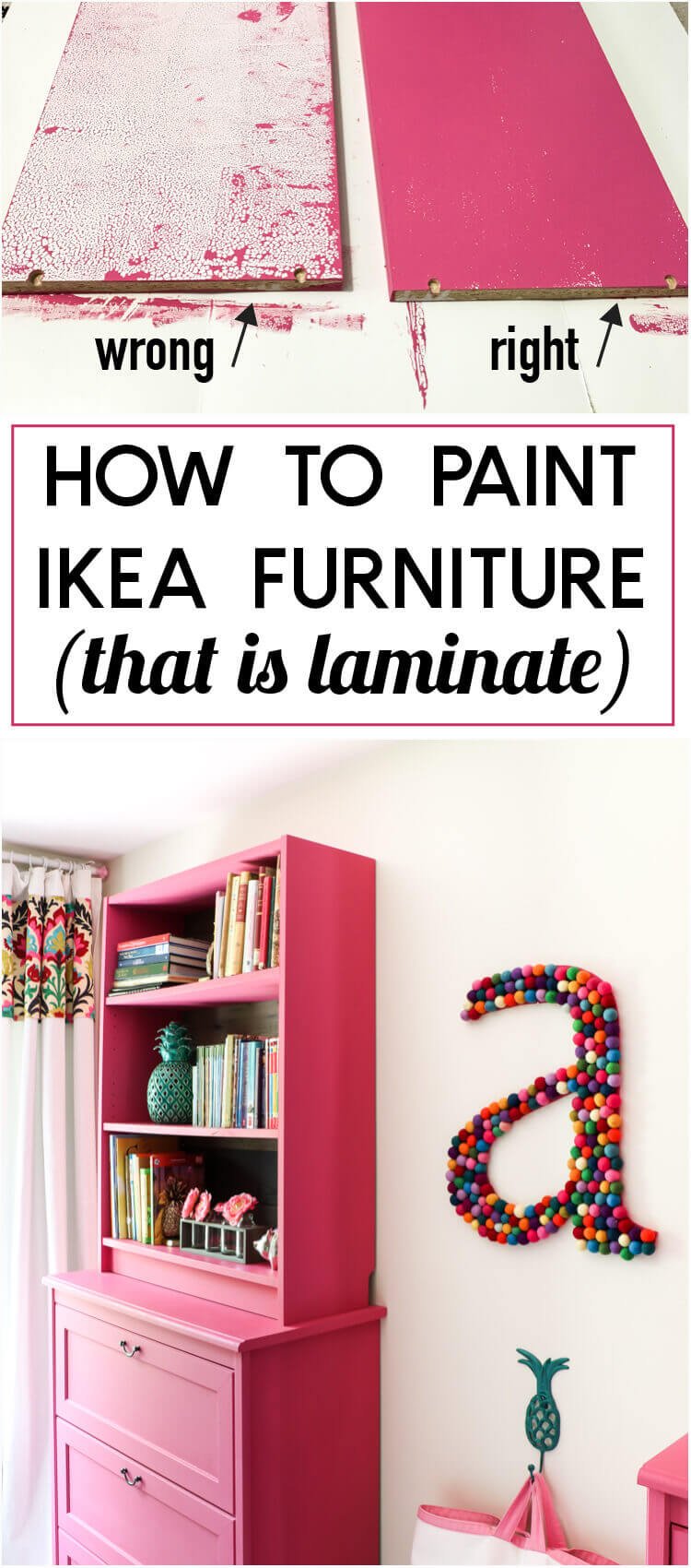 Giving Laminate Ikea Pieces a Paint Makeover