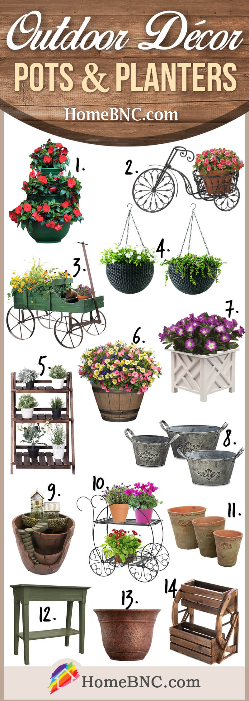 Pots and Planters Outdoor Decoration Ideas