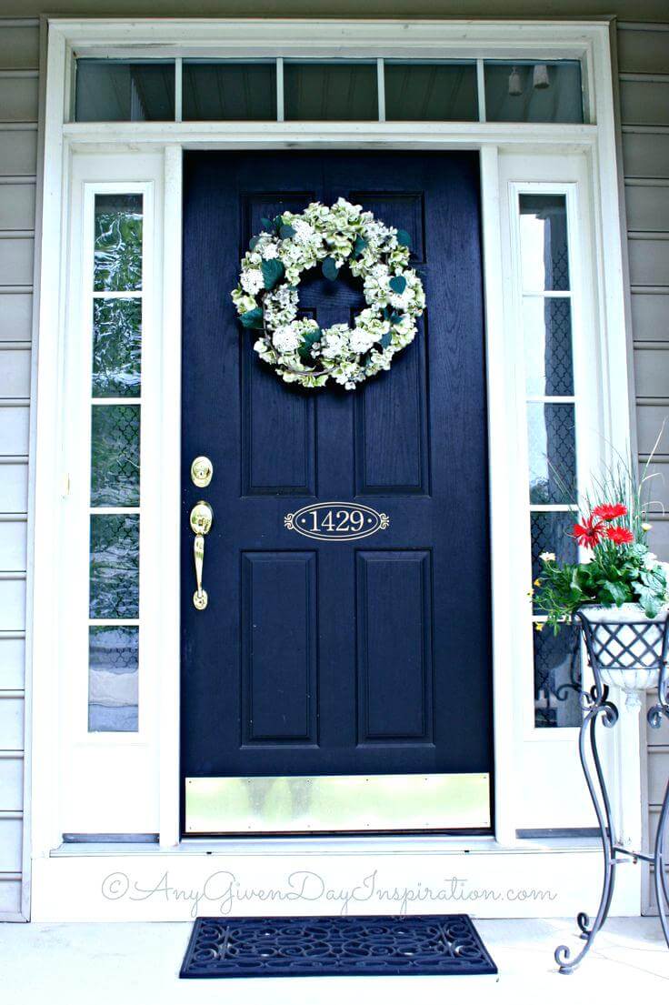 blue front door color ideas