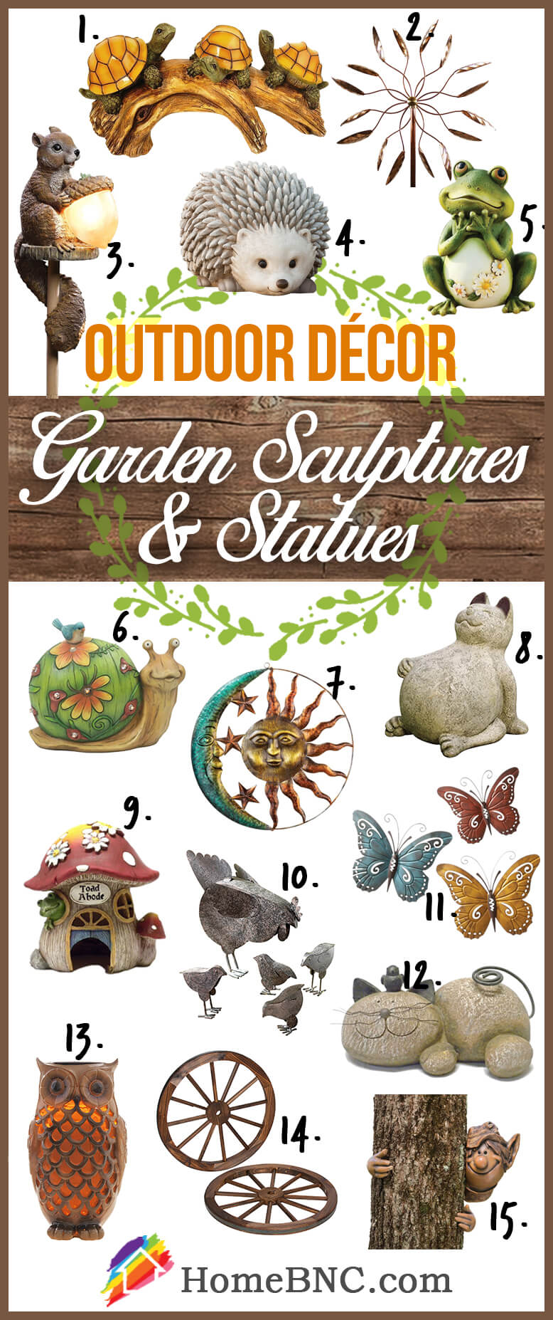 Sculptures and Statues Outdoor Decoration Ideas