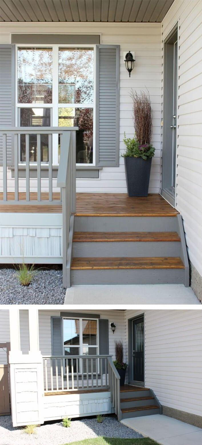 Porch Remodel Ideas with Wood Floors