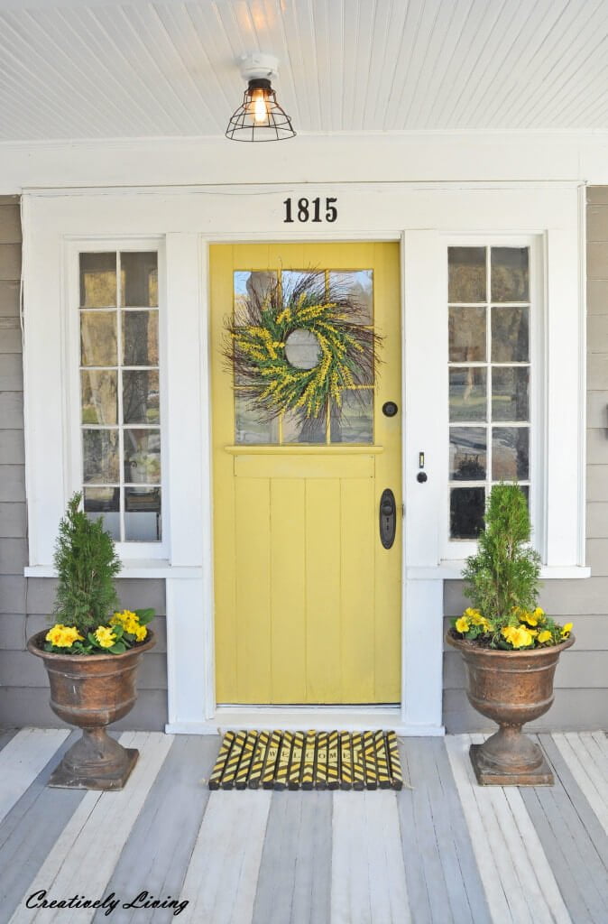 Full of Sunshine Yellow Front Door