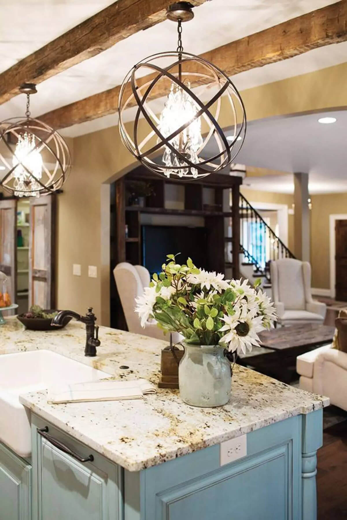 50 Best Farmhouse Lighting Ideas And, Modern Country Kitchen Light Fixtures